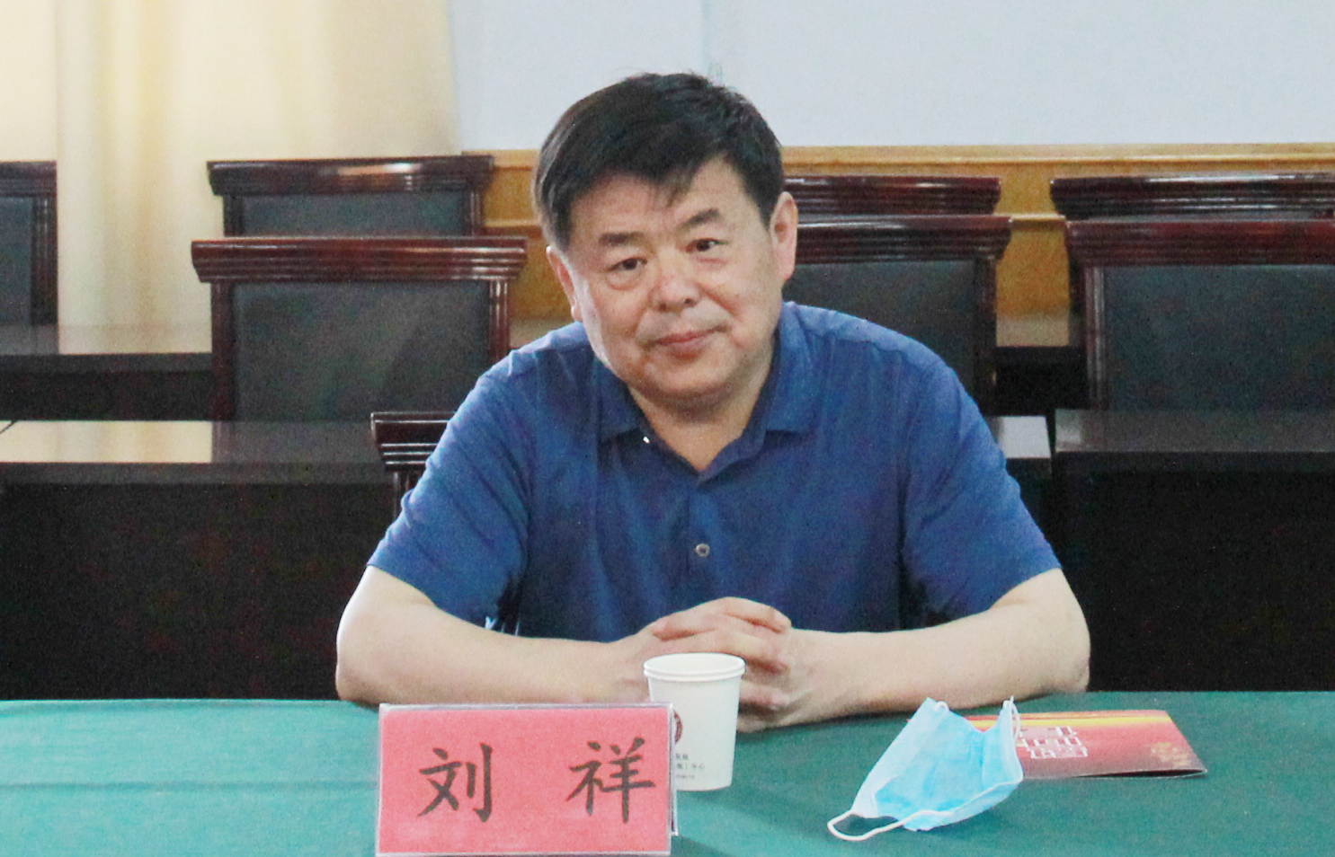 滨州职业学院党委副书记刘祥一行慰问我院援鄂医护人员李鲁教